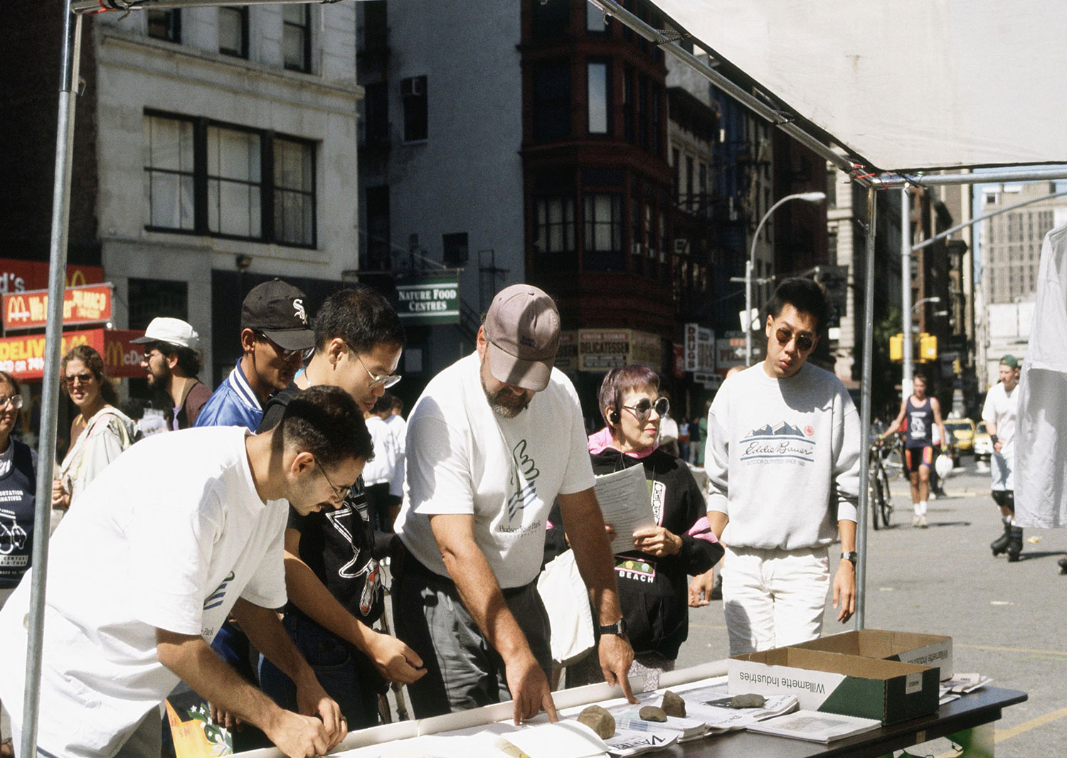 Public Planning For HRP At Union Square Greenmarket 1994