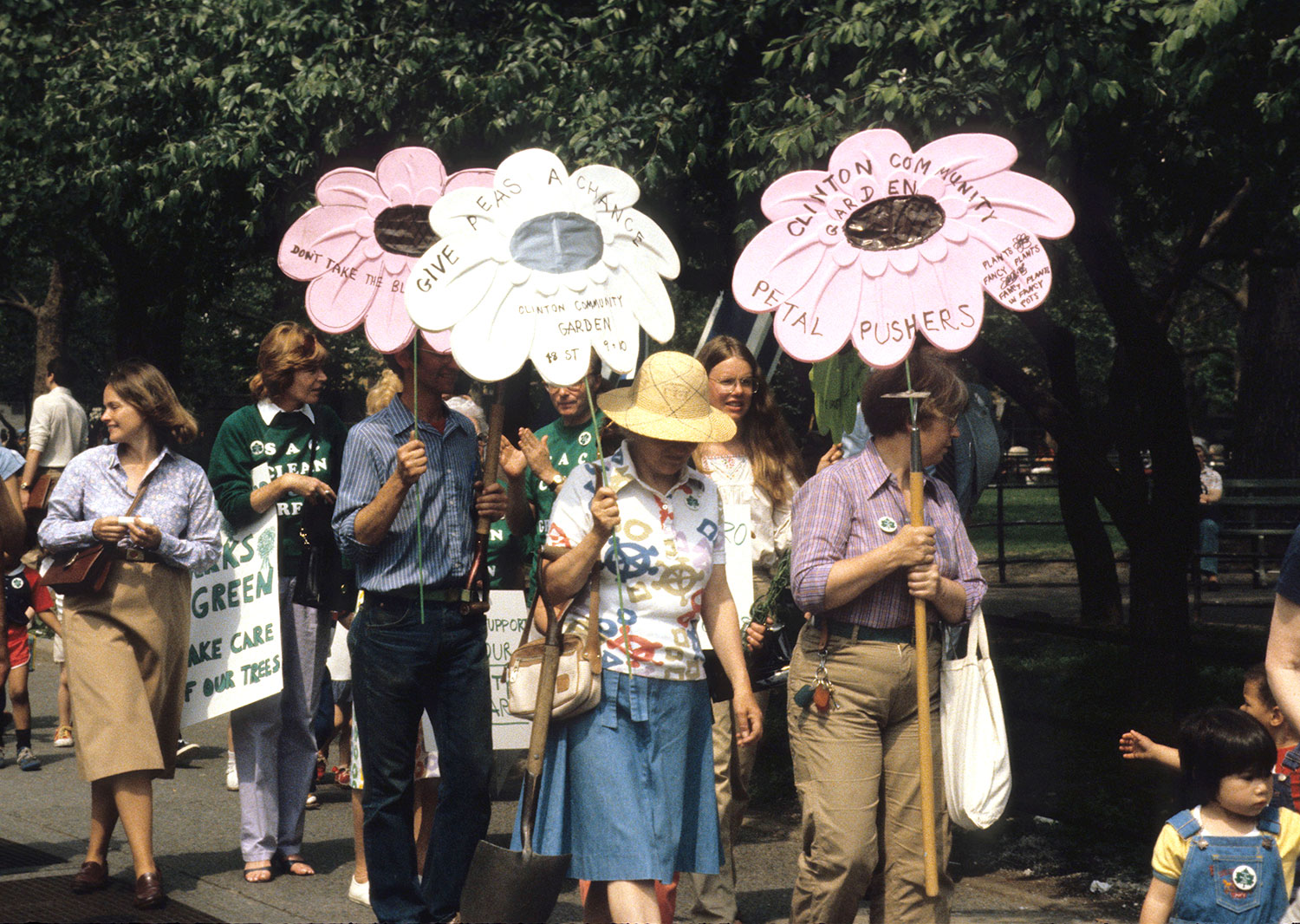 City Hall demonstrators 1985