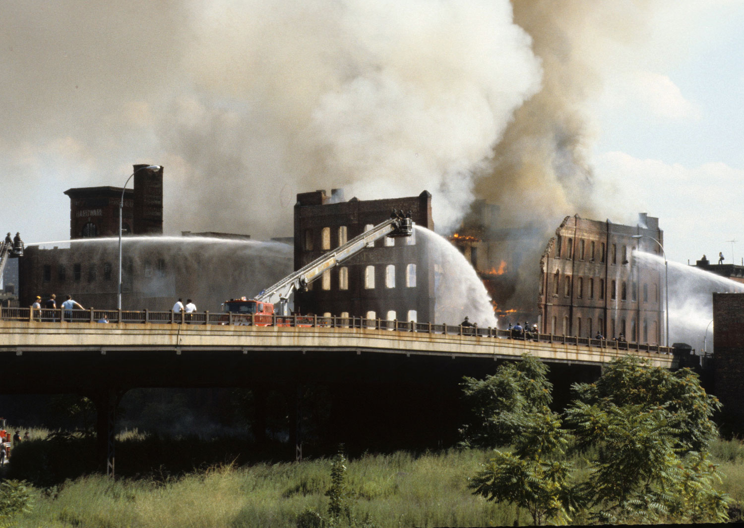 Factory fire 1978