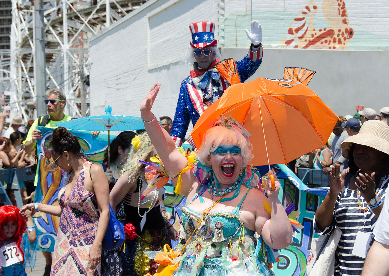Mermaid Parade On The Coney Island Boardwalk 2016